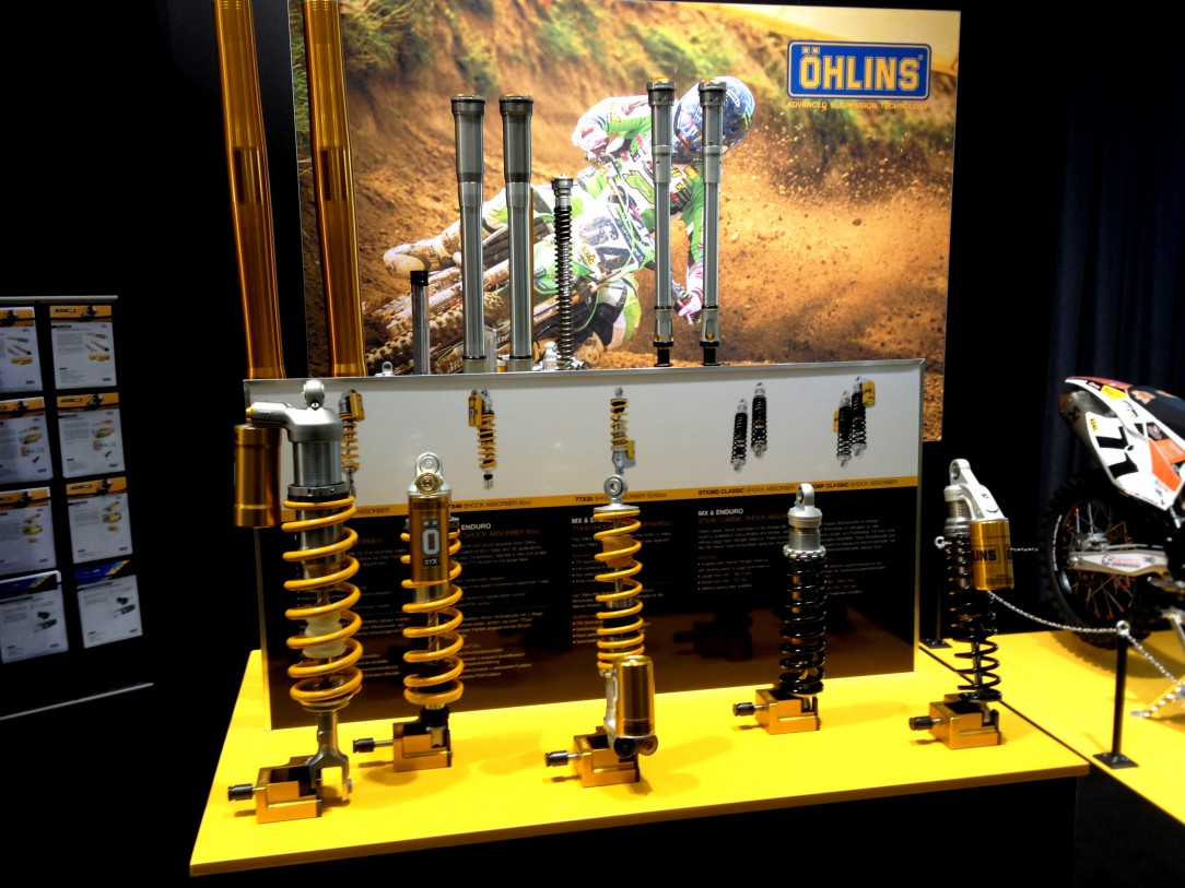 Öhlins Messestand auf der Intermot 2014