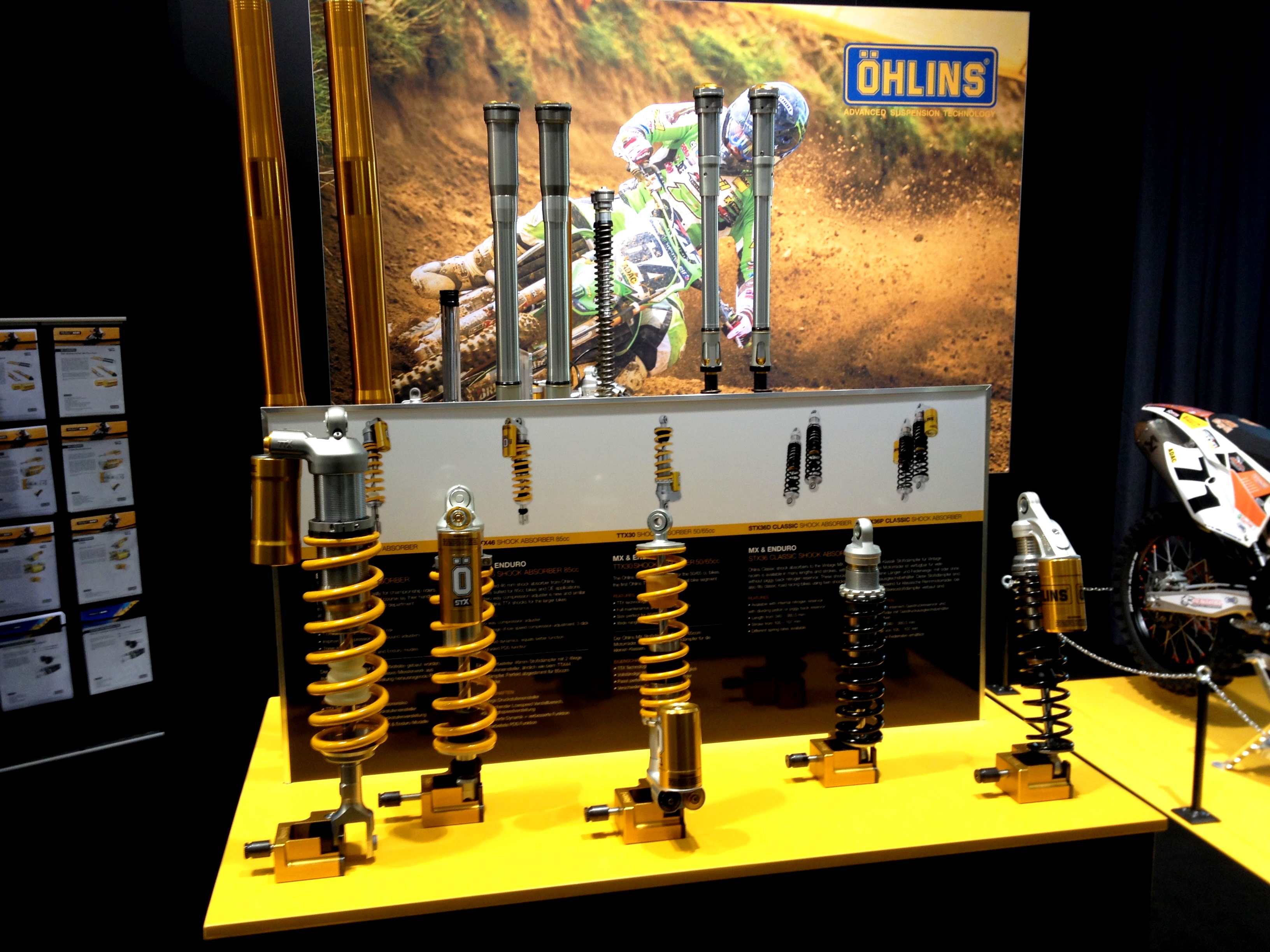 Öhlins Messestand auf der Intermot 2014