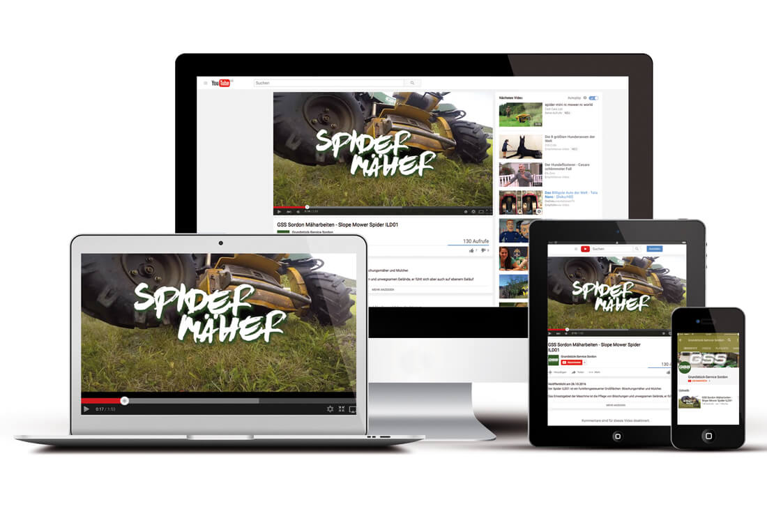 YouTube Kanal für GSS-Sordon von 7Punkt8 Media
