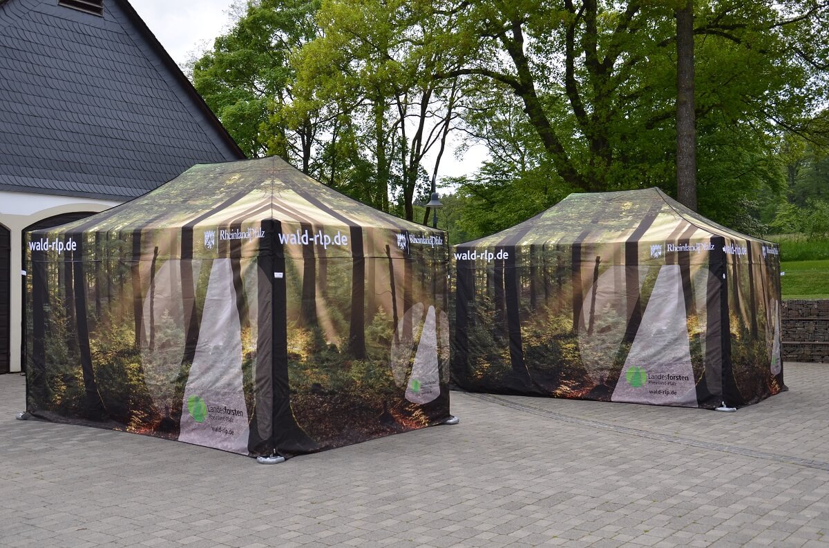 Event Zelte für Landesforsten Rheinland-Pfalz
