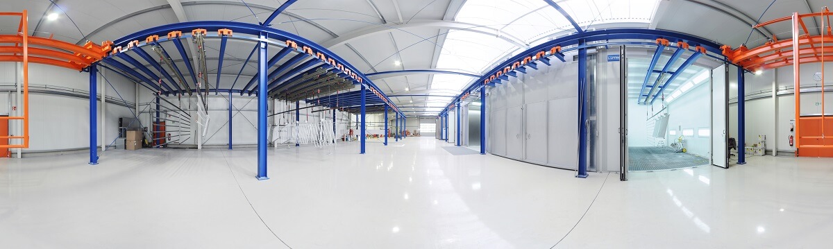 360 Grad Panorama Fotos ermöglichen einen virtuellen Rundgang auf der Webseite von Paul Nisius.