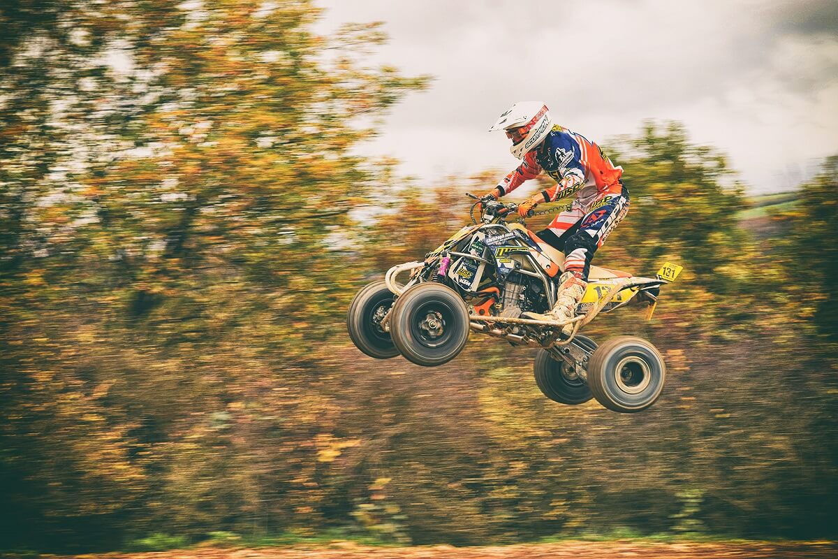 MSC Hennweiler Clubmitglied Julian Haas auf einem WSP Quad aus der Produktion von Daniël Willemsen aus Holland.